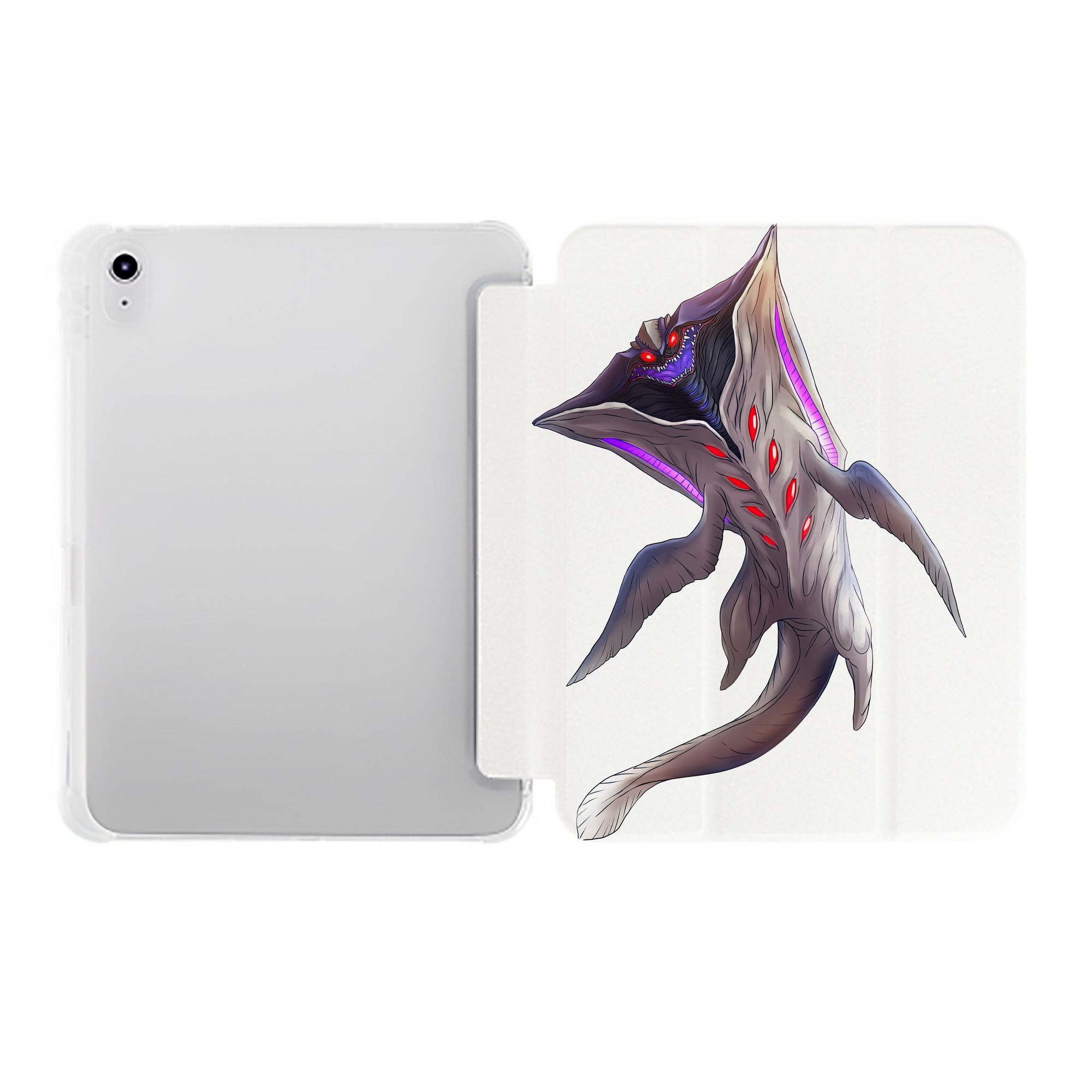 （画像用） ウルトラマン Ultraman IPad ケース ペン収納付き 三つ折りスタンド PUレザー×シリコン 対応機種9.5/10.5/10.9インチ
